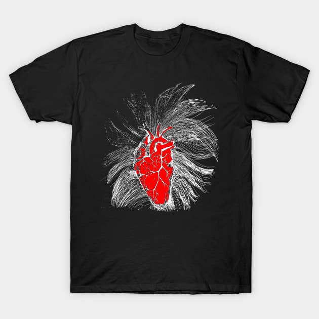 wild heart T-Shirt by Oluwa290